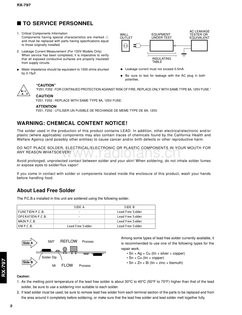 Yamaha-RX-797-Service-Manual电路原理图.pdf_第2页
