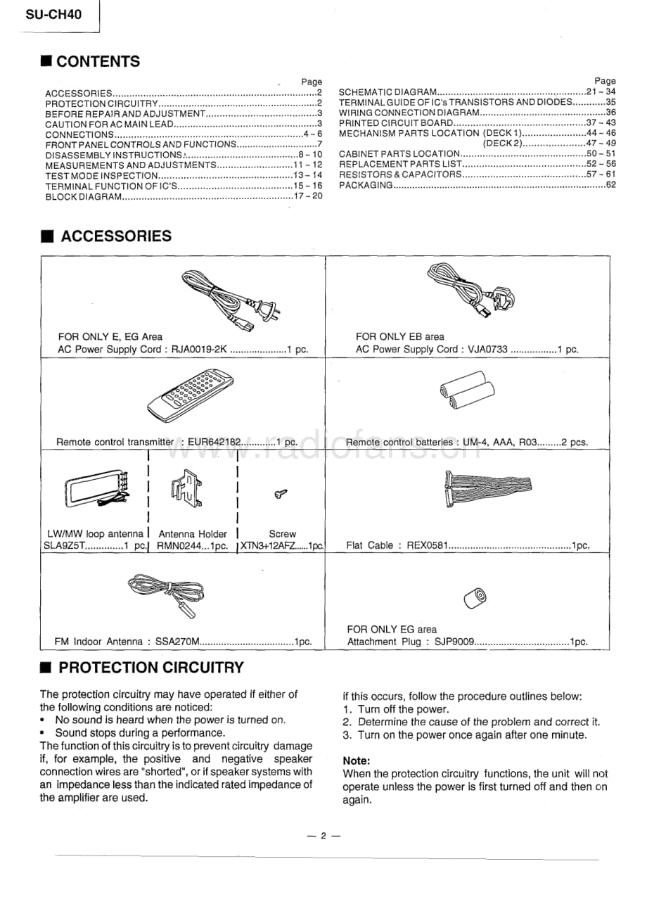 Technics-SUCH-40-Service-Manual电路原理图.pdf_第2页