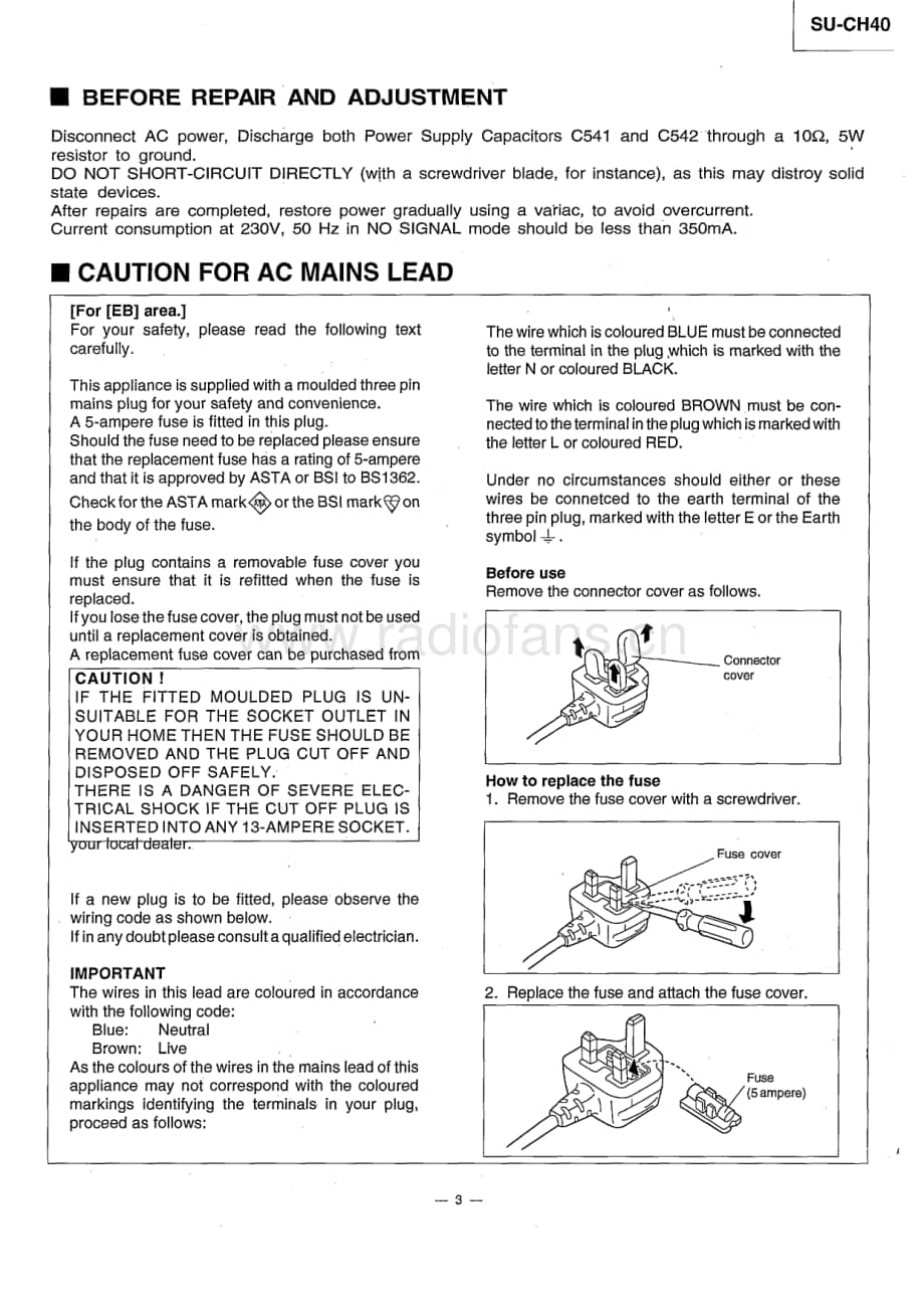 Technics-SUCH-40-Service-Manual电路原理图.pdf_第3页