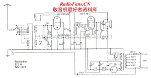 Telefunken-122-W-Schematic电路原理图.pdf