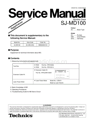 Technics-SJMD-100-Service-Manual电路原理图.pdf