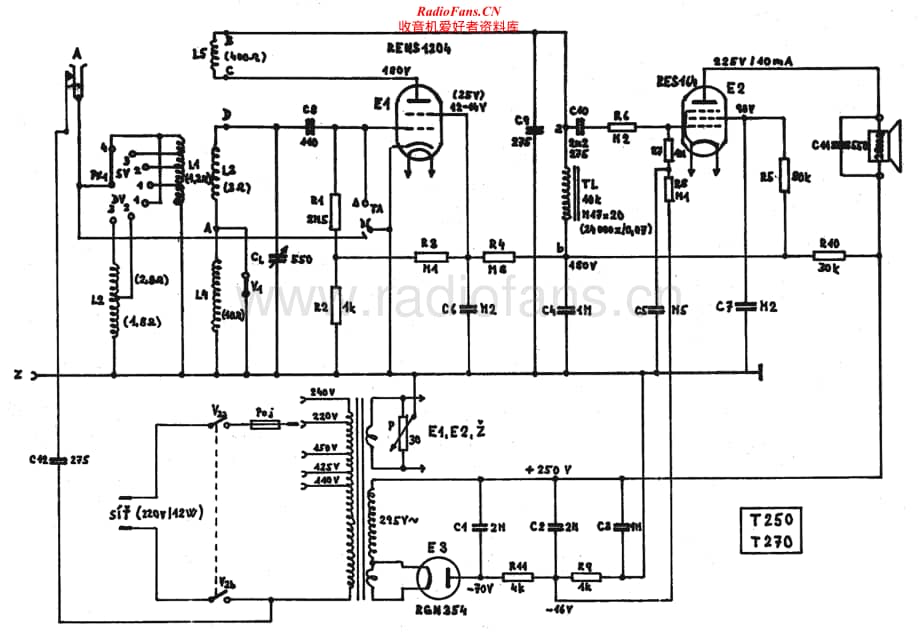 Telefunken-T270 schematics电路原理图.pdf_第1页