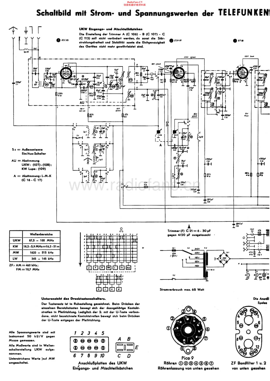 Telefunken-Concertino-7-Part-1-Schematic电路原理图.pdf_第1页