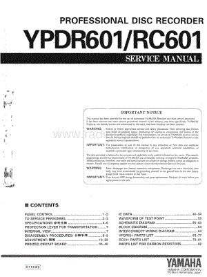 Yamaha-RC-601-Service-Manual电路原理图.pdf
