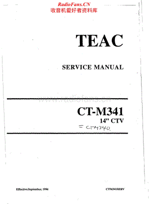 Teac-CT-M341-Service-Manual电路原理图.pdf