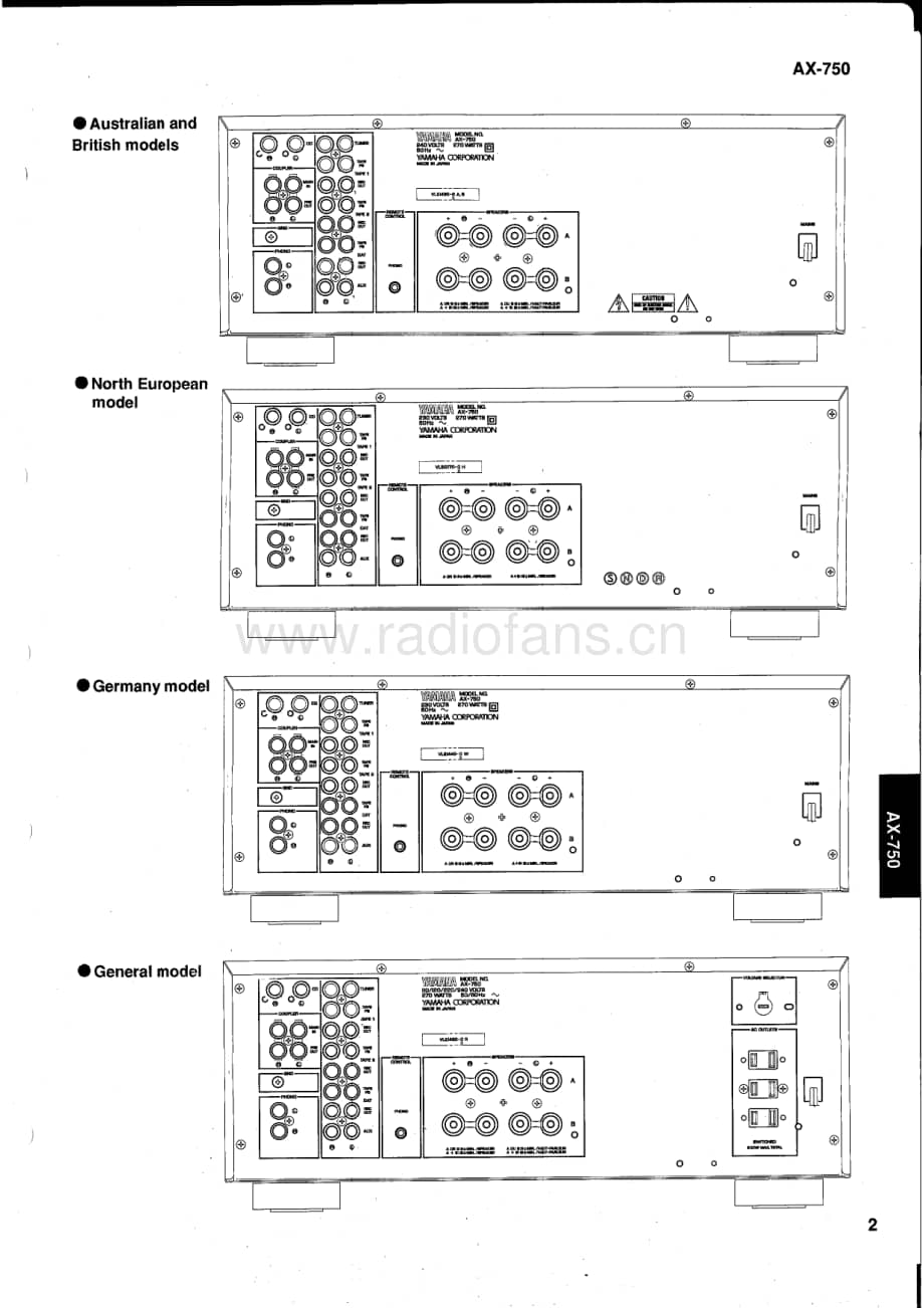Yamaha-AX-750-Service-Manual电路原理图.pdf_第3页
