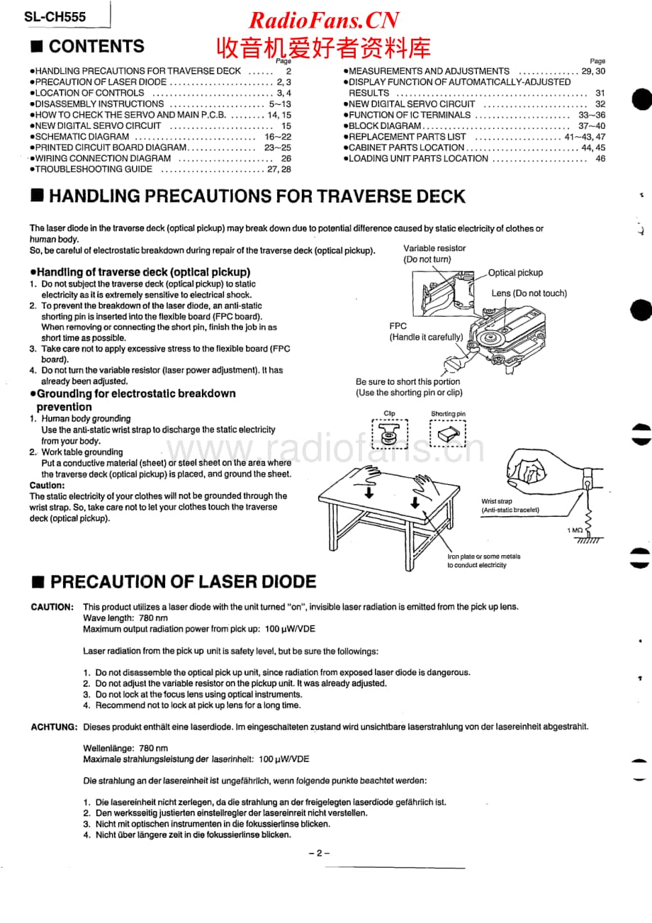 Technics-SLCH-555-Service-Manual电路原理图.pdf_第2页