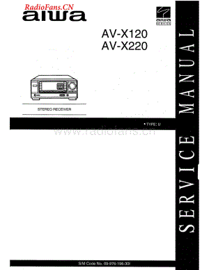 Aiwa-AVX220-avr-sm维修电路图 手册.pdf