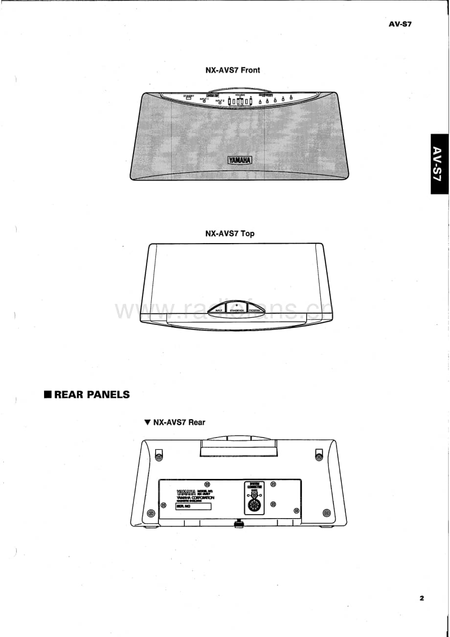 Yamaha-AVS-7-Service-Manual电路原理图.pdf_第3页