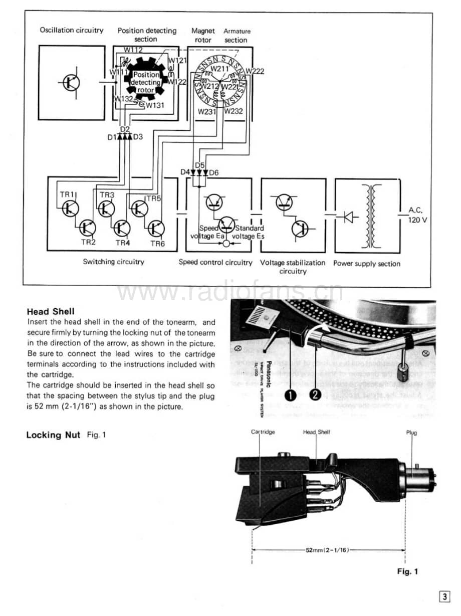 Technics-SL-1100-Service-Manual电路原理图.pdf_第3页