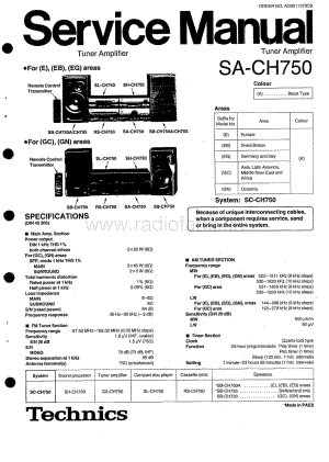 Technics-SACH-750-Service-Manual电路原理图.pdf