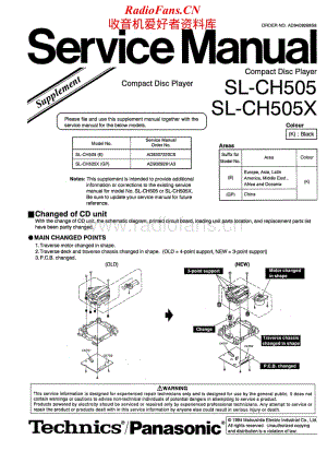 Technics-SLCH-505-X-Service-Manual电路原理图.pdf