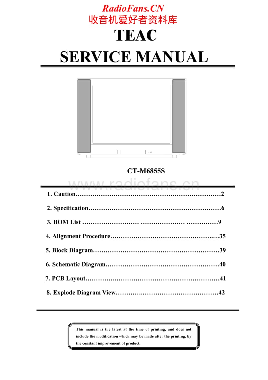 Teac-CT-M6855-S-Service-Manual电路原理图.pdf_第1页