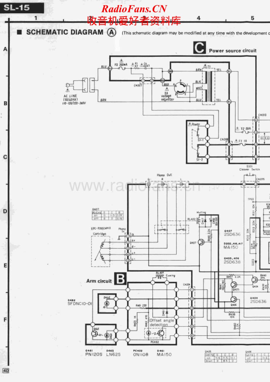 Technics-SL-15-Schematics电路原理图.pdf_第1页