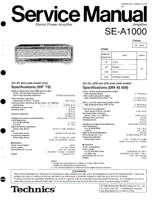 Technics-SEA-1000-Service-Manual电路原理图.pdf