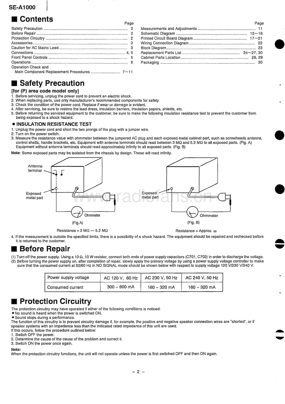 Technics-SEA-1000-Service-Manual电路原理图.pdf_第2页