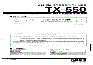 Yamaha-TX-550-Service-Manual电路原理图.pdf