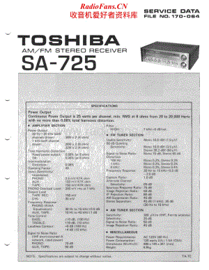 Toshiba-SA-725-Sservice-Manual电路原理图.pdf