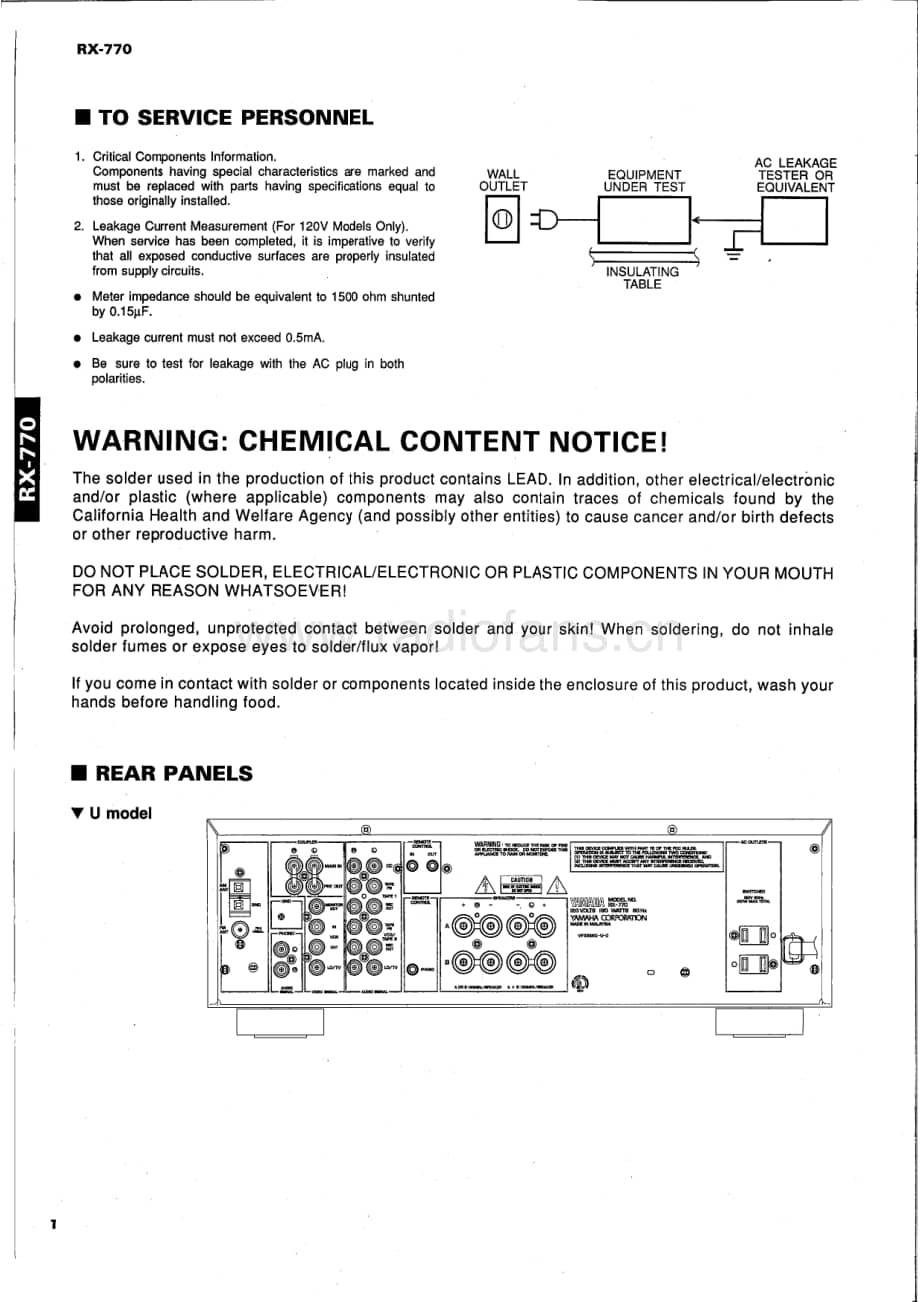 Yamaha-RX-770-Service-Manual电路原理图.pdf_第2页