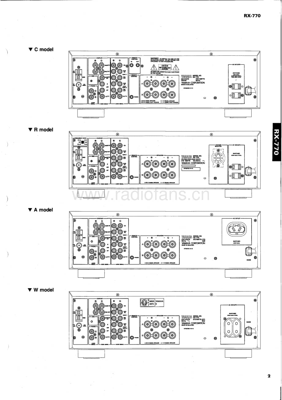 Yamaha-RX-770-Service-Manual电路原理图.pdf_第3页