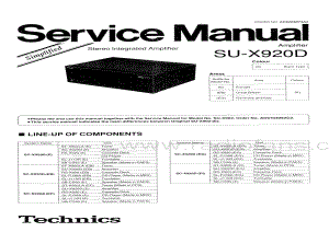 Technics-SUX-920-D-Service-Manual电路原理图.pdf