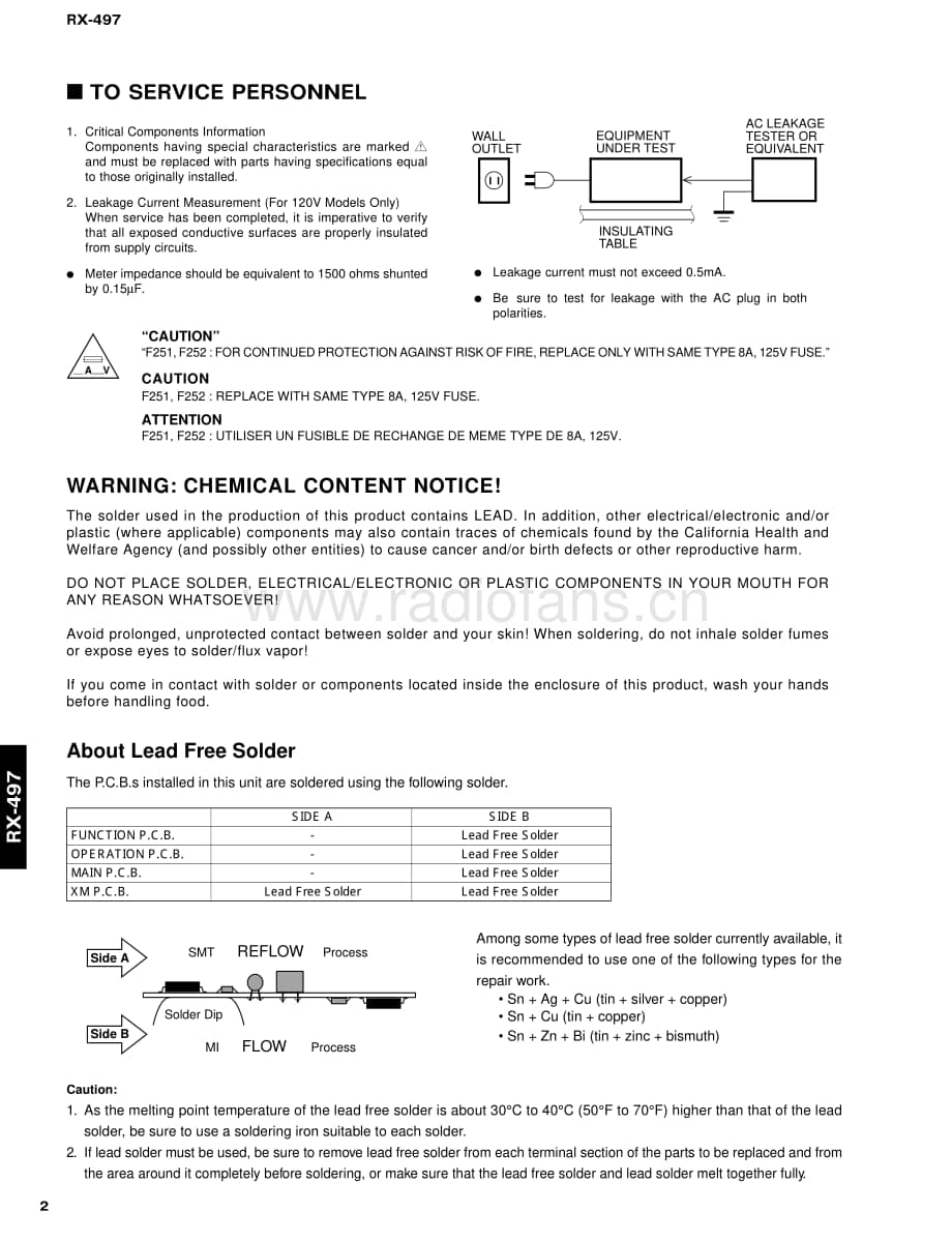 Yamaha-RX-497-Service-Manual电路原理图.pdf_第2页