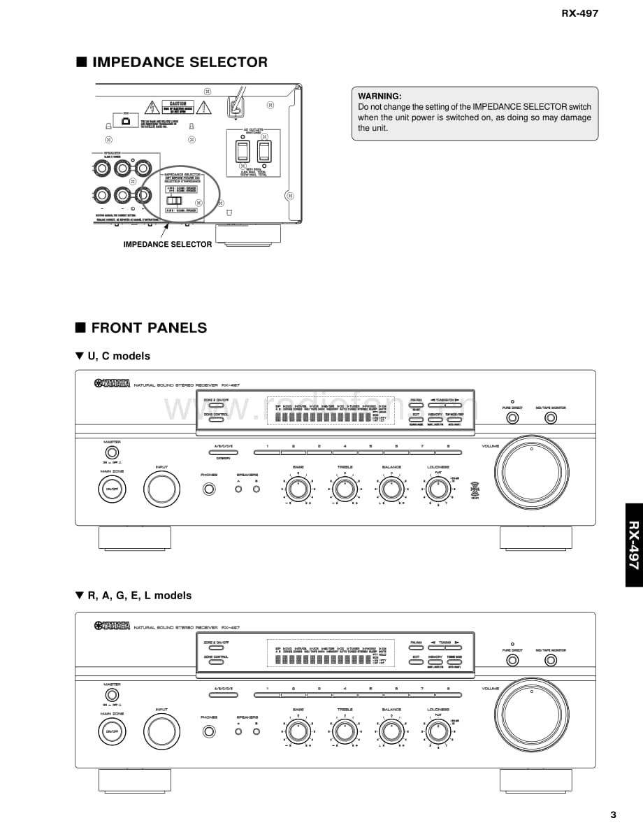 Yamaha-RX-497-Service-Manual电路原理图.pdf_第3页