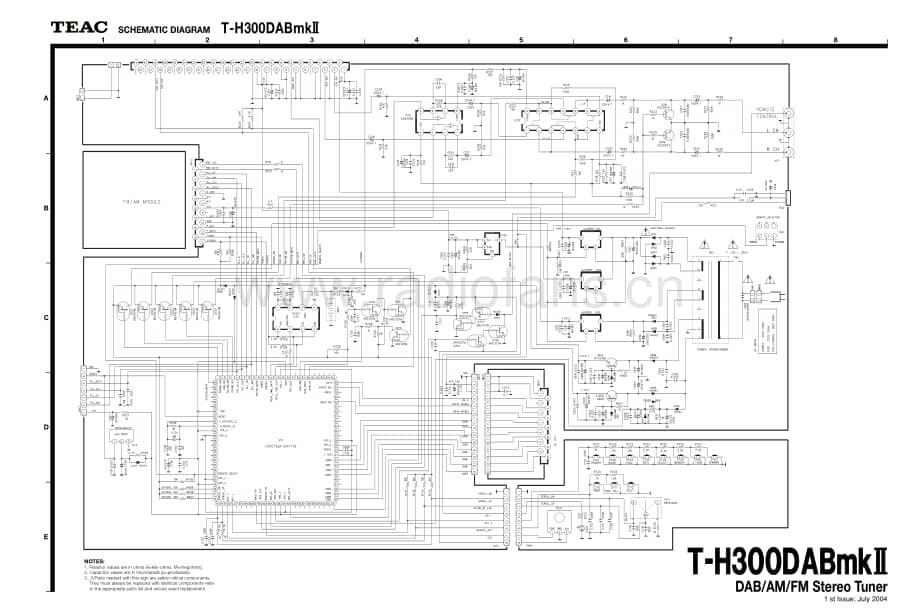 Teac-T-H300DAB-MkII-Schematic电路原理图.pdf_第3页