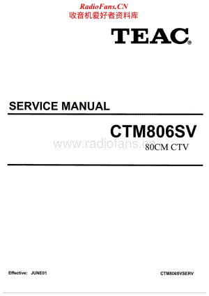 Teac-CT-M806-SV-Service-Manual电路原理图.pdf