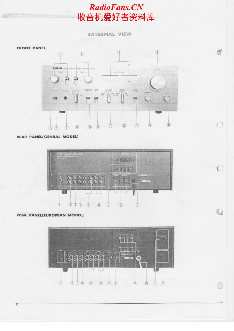 Yamaha-CA-610-Service-Manual电路原理图.pdf_第2页