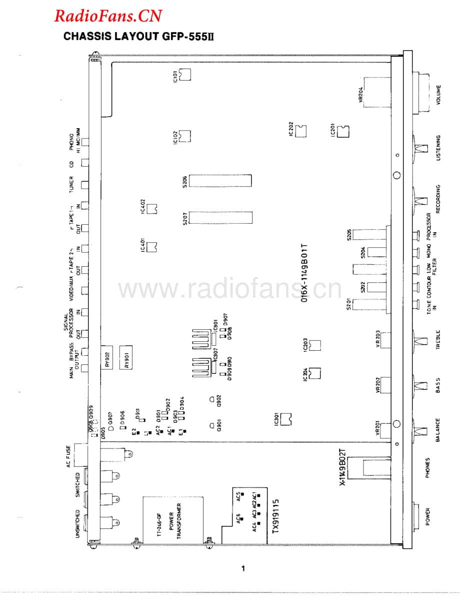 Adcom-GFP555II-pre-sm维修电路图 手册.pdf_第2页