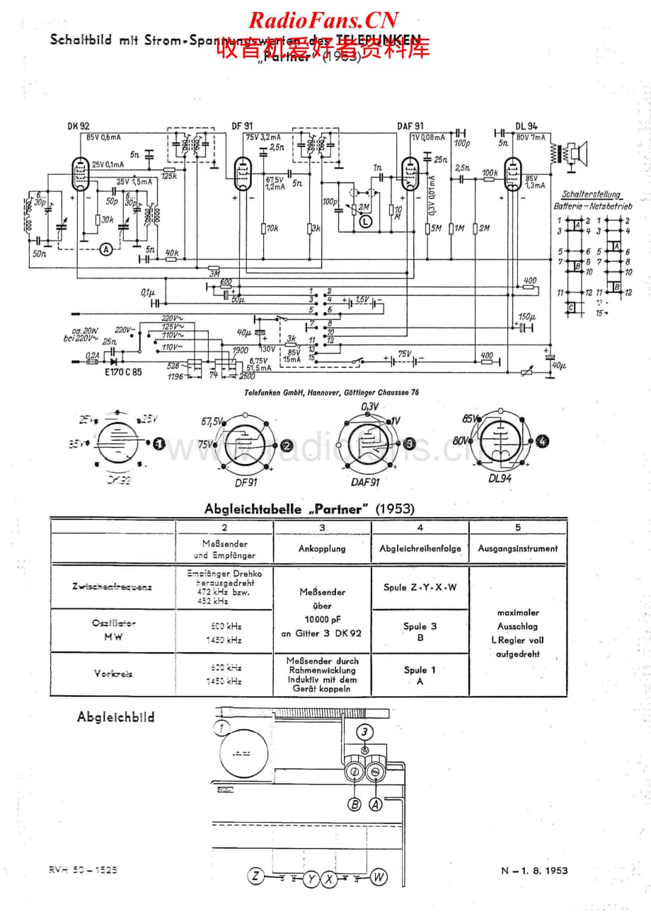 Telefunken-Partner-Schematic电路原理图.pdf_第2页