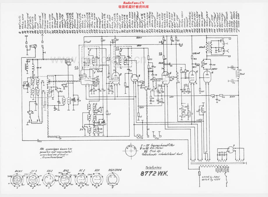 Telefunken-8772-WK-Schematic电路原理图.pdf_第1页