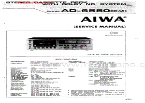 Aiwa-AD6550-tape-sm维修电路图 手册.pdf