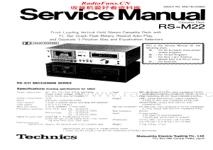 Technics-RSM-22-Service-Manual电路原理图.pdf