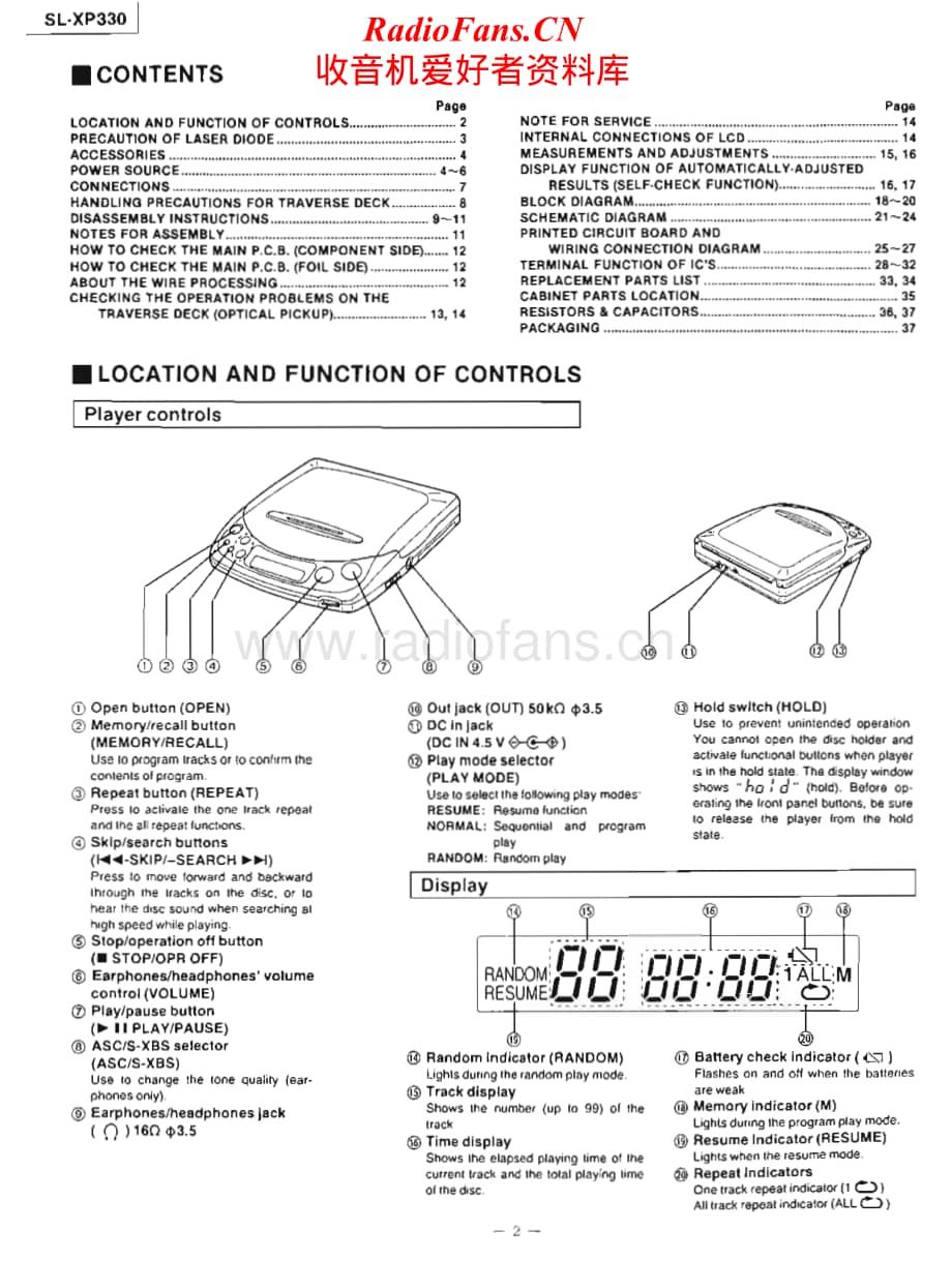 Technics-SLXP-330-Servive-Manual电路原理图.pdf_第2页