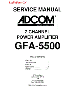 Adcom-GFA5500-pwr-sm维修电路图 手册.pdf