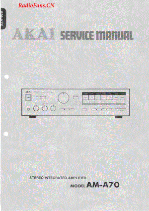 Akai-AMA70-int-sm维修电路图 手册.pdf