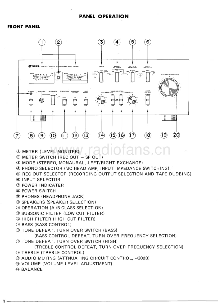 Yamaha-CA-1010-Service-Manual电路原理图.pdf_第3页