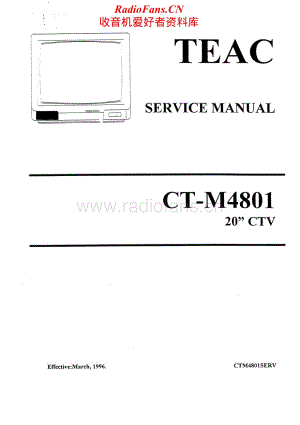 Teac-CT-M4801-Service-Manual电路原理图.pdf
