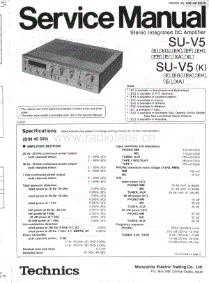 Technics-SUV-5-Service-Manual电路原理图.pdf