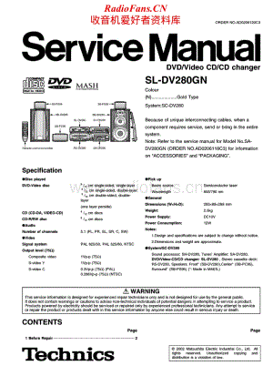 Technics-SLDV-280-GN-Service-Manual电路原理图.pdf