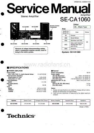 Technics-SECA-1060-Service-Manual电路原理图.pdf