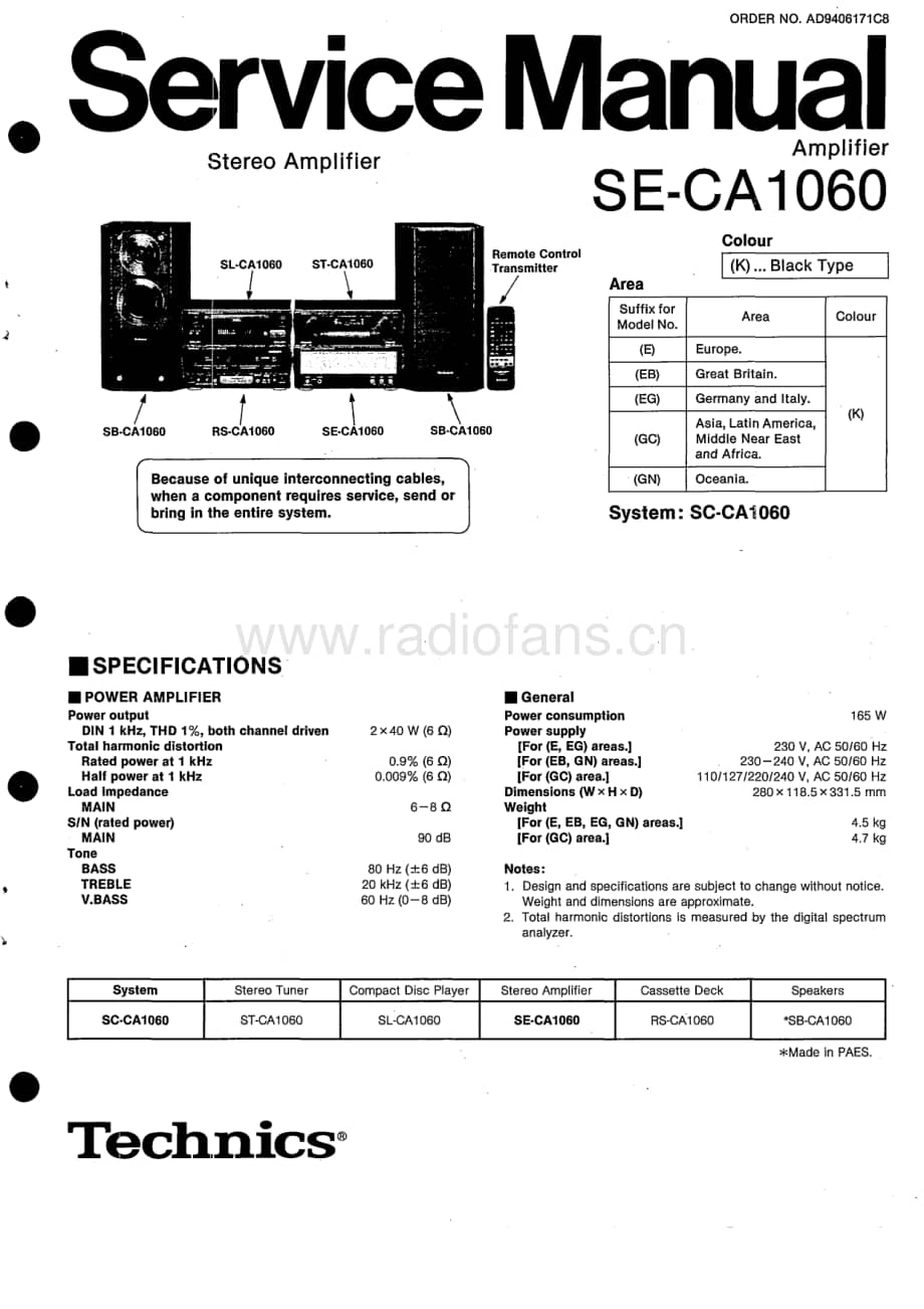 Technics-SECA-1060-Service-Manual电路原理图.pdf_第1页