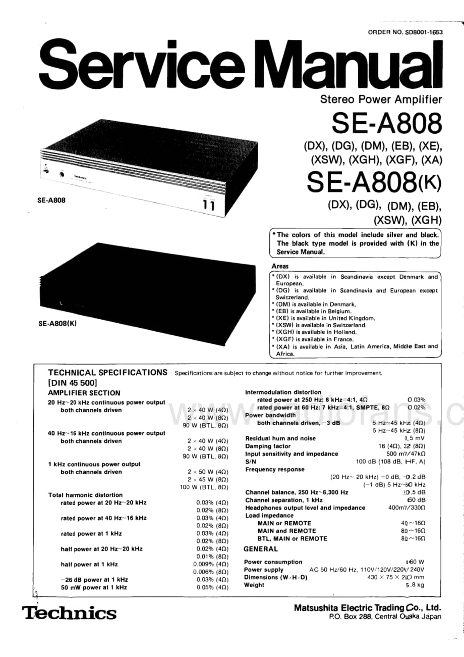 Technics-SEA-808-Service-Manual电路原理图.pdf_第1页