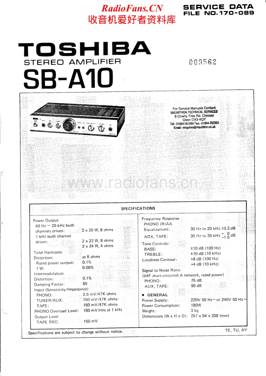Toshiba-SB-A10-Service-Manual电路原理图.pdf_第1页