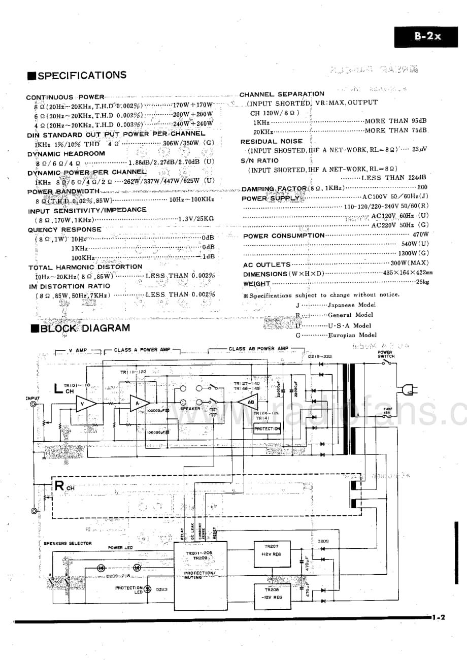 Yamaha-B-2-X-Service-Manual电路原理图.pdf_第3页