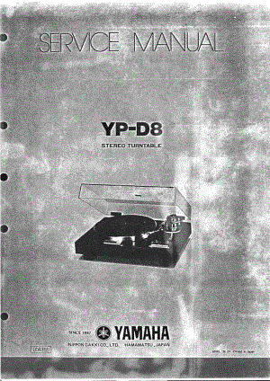 Yamaha-YPD-8-Service-Manual电路原理图.pdf