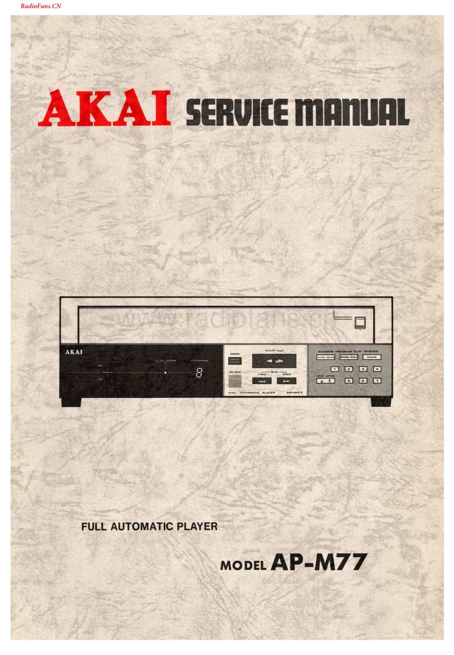 Akai-APM77-tt-sm维修电路图 手册.pdf_第1页