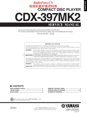 Yamaha-CDX-397_Mk2-Service-Manual电路原理图.pdf